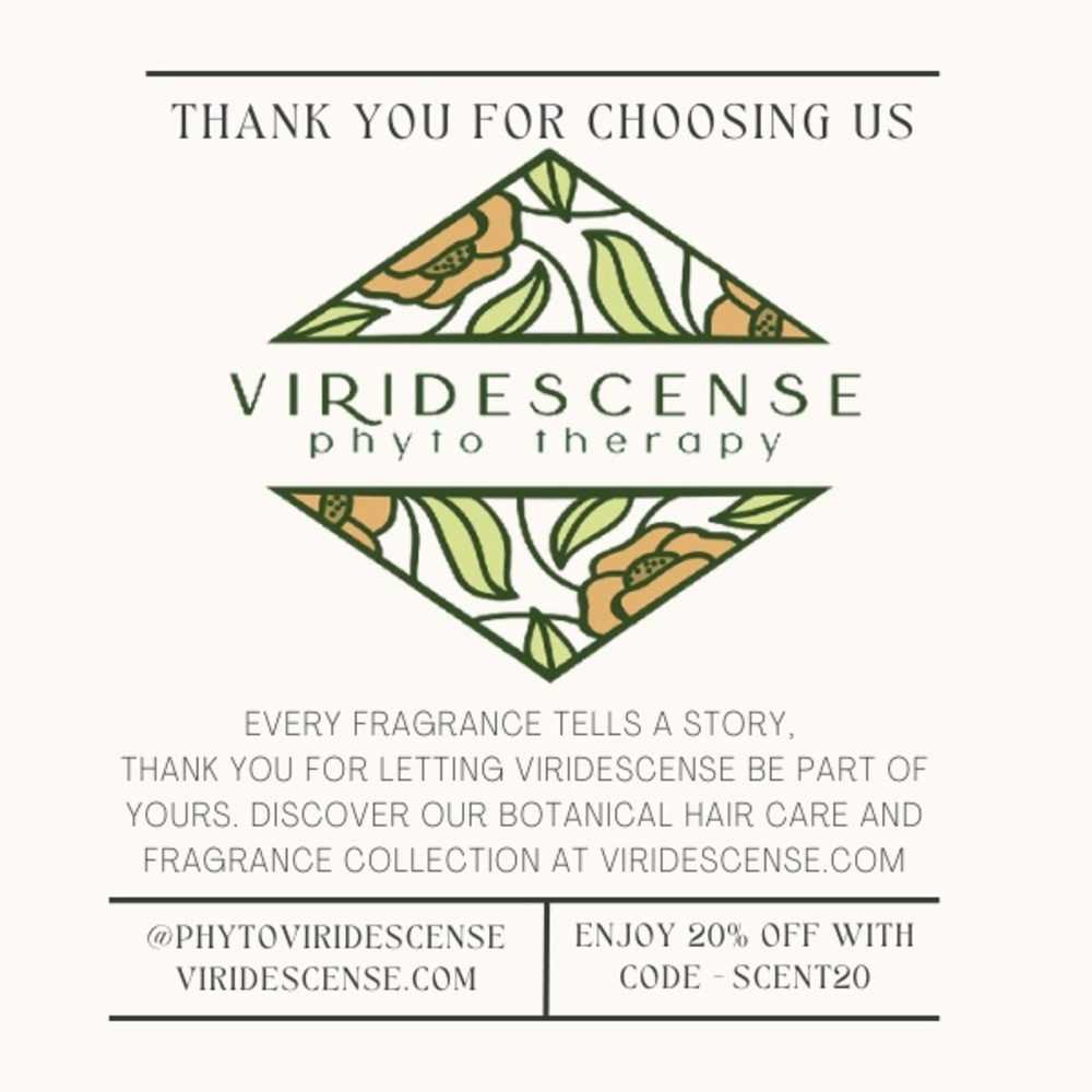 Viridescence Botanical Hair Care and Fragrance Collection